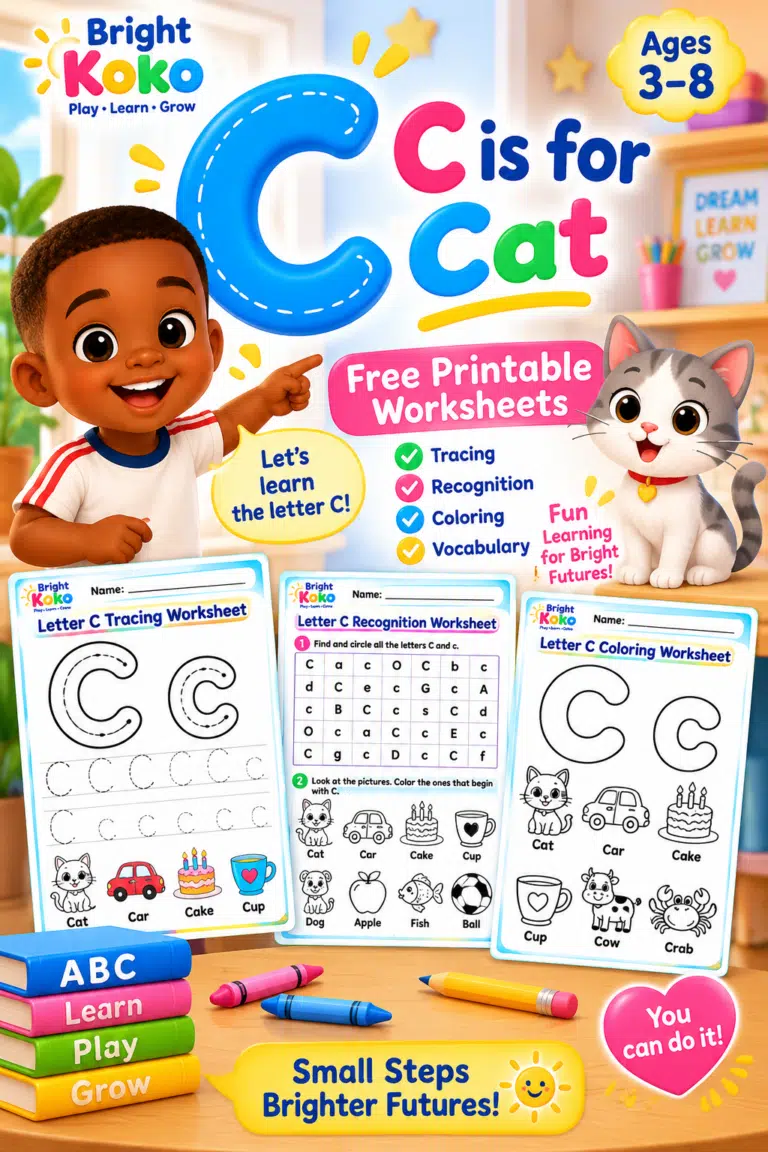 C Worksheets for Kids