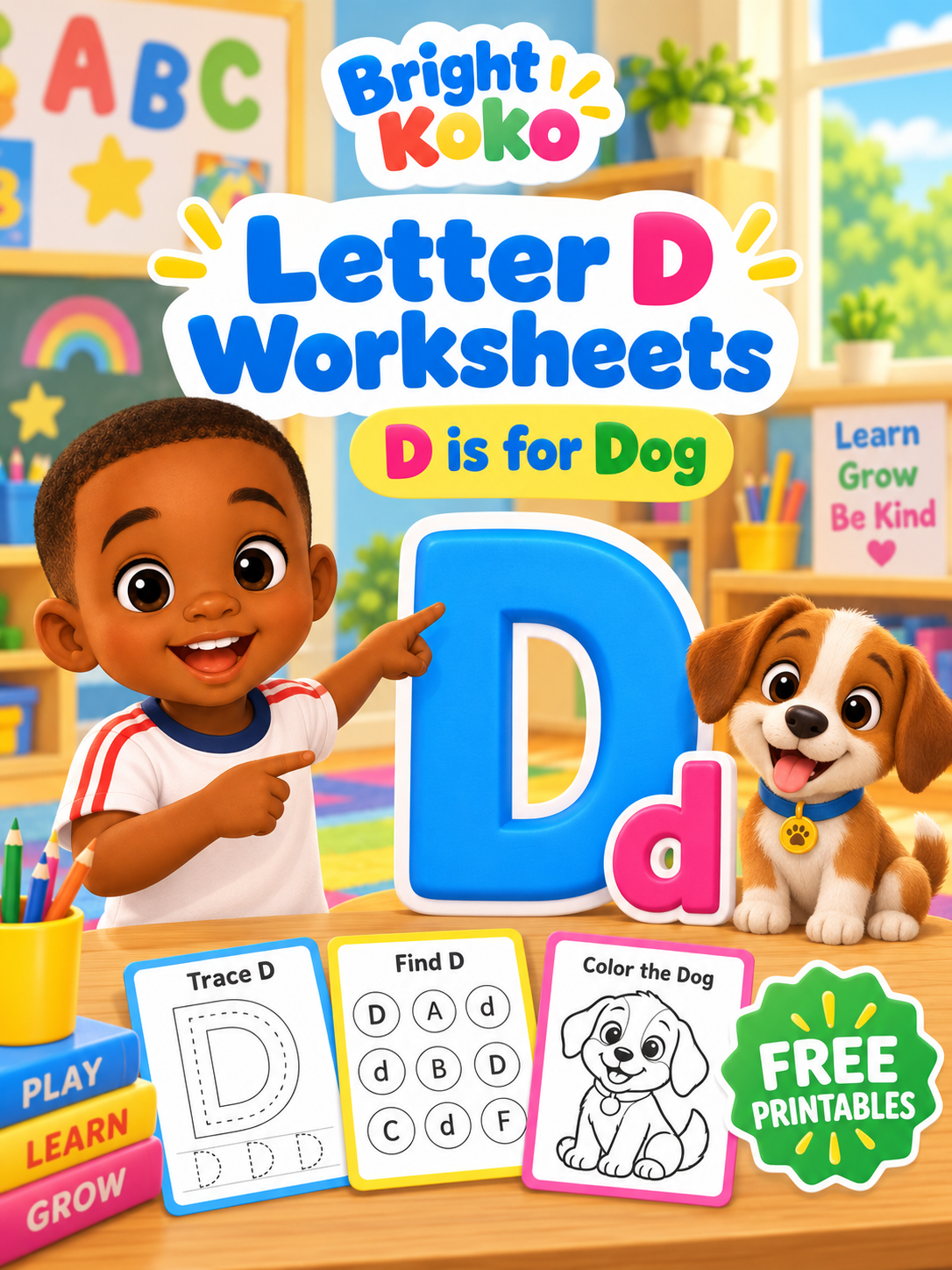 Letter D Worksheets